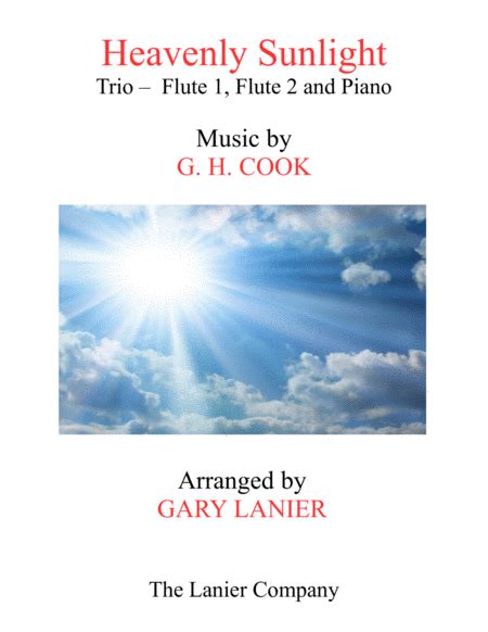  HEAVENLY SUNLIGHT (Trio - Flute 1, Flute 2 & Piano With Score/Parts) by G. H. COOK